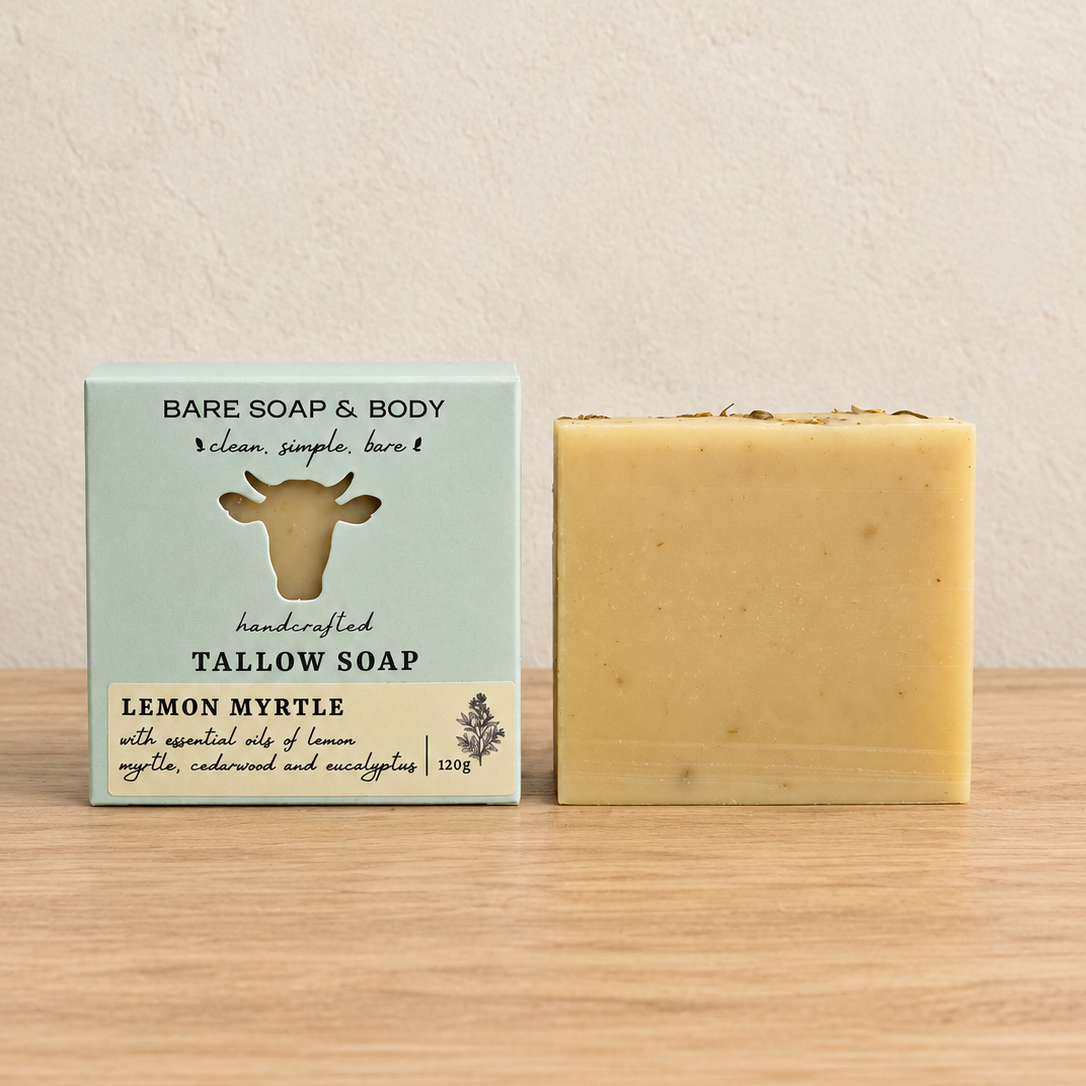 Lemon Myrtle Tallow Soap Bar