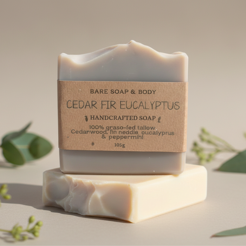 Cedar Fir Eucalyptus Tallow Soap