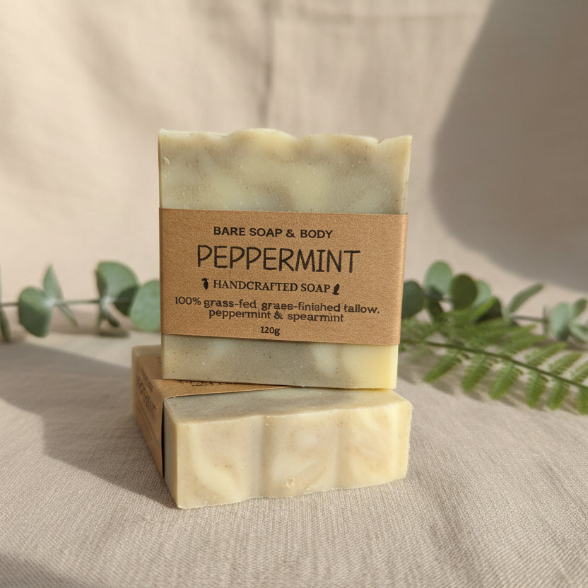Peppermint Tallow Soap Bar