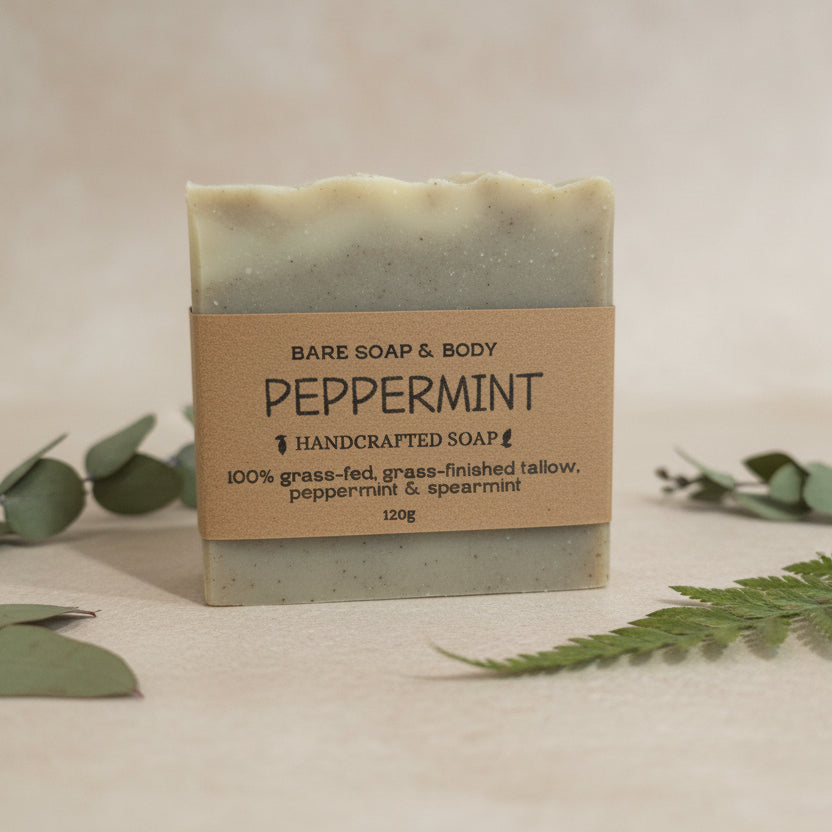 Peppermint Tallow Soap Bar