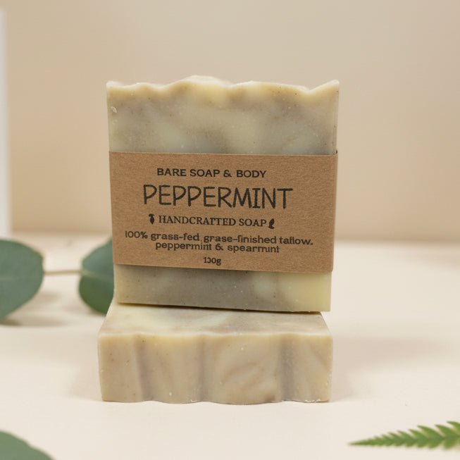 Peppermint Tallow Soap Bar